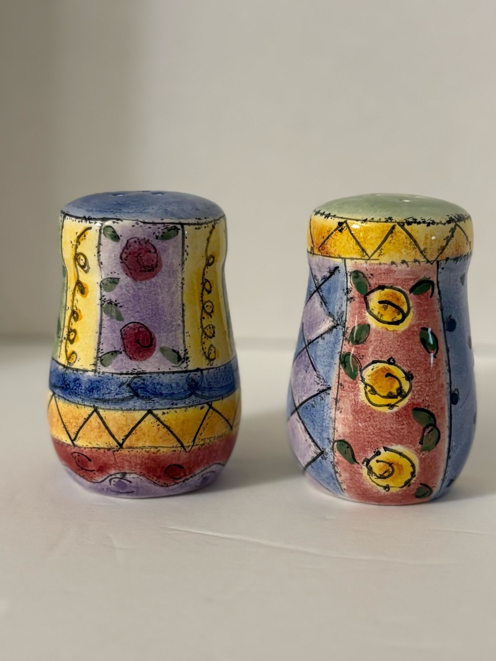 Vintage Sango “ The Sweet Shoppe” by Sue Zipkin Ceramic Salt & Pepper Shakers